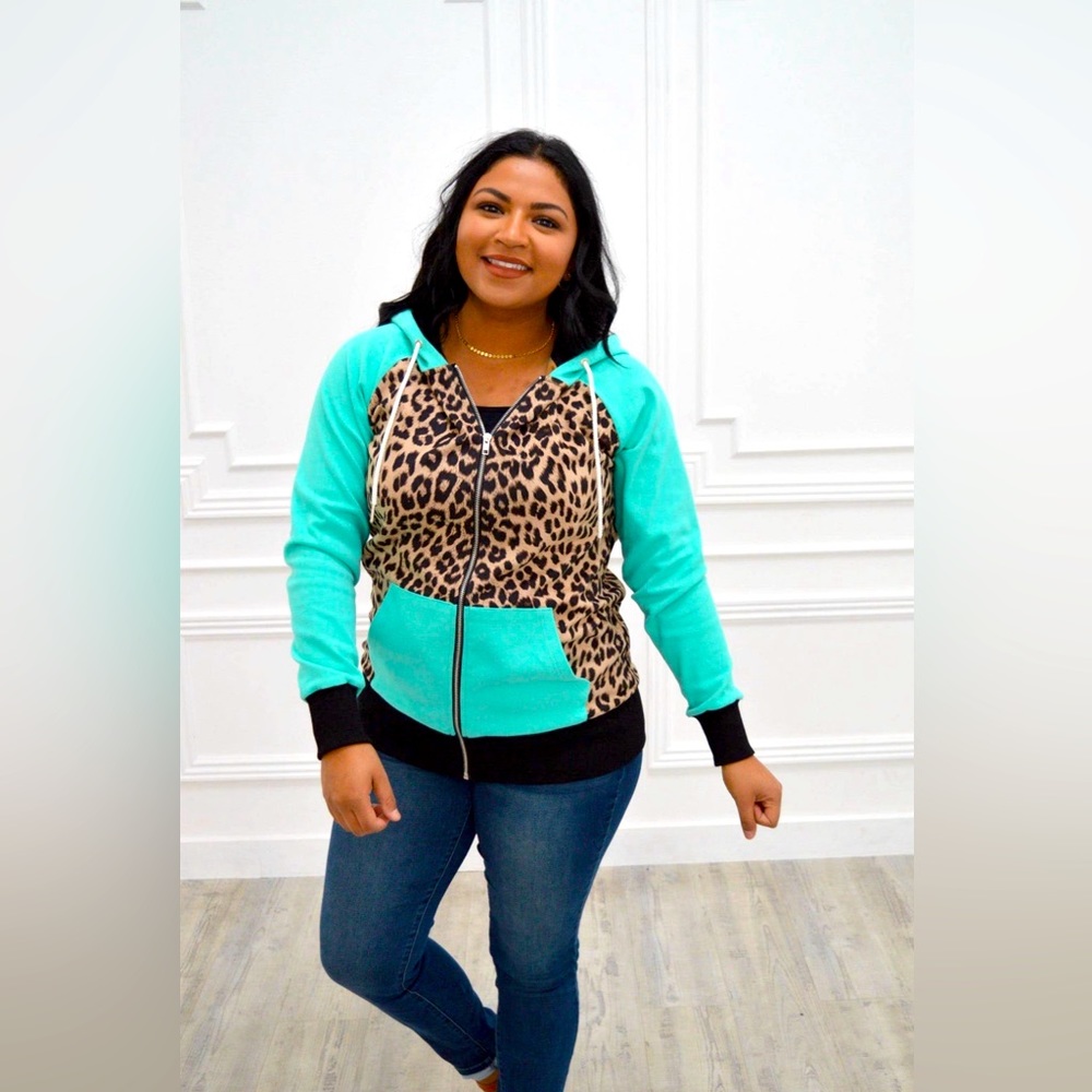 Animal Print Hoodie